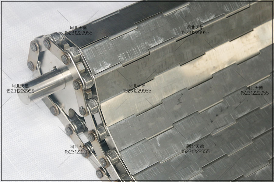 合頁(yè)式鋼板折彎鏈條傳動(dòng)不銹鋼輸送帶